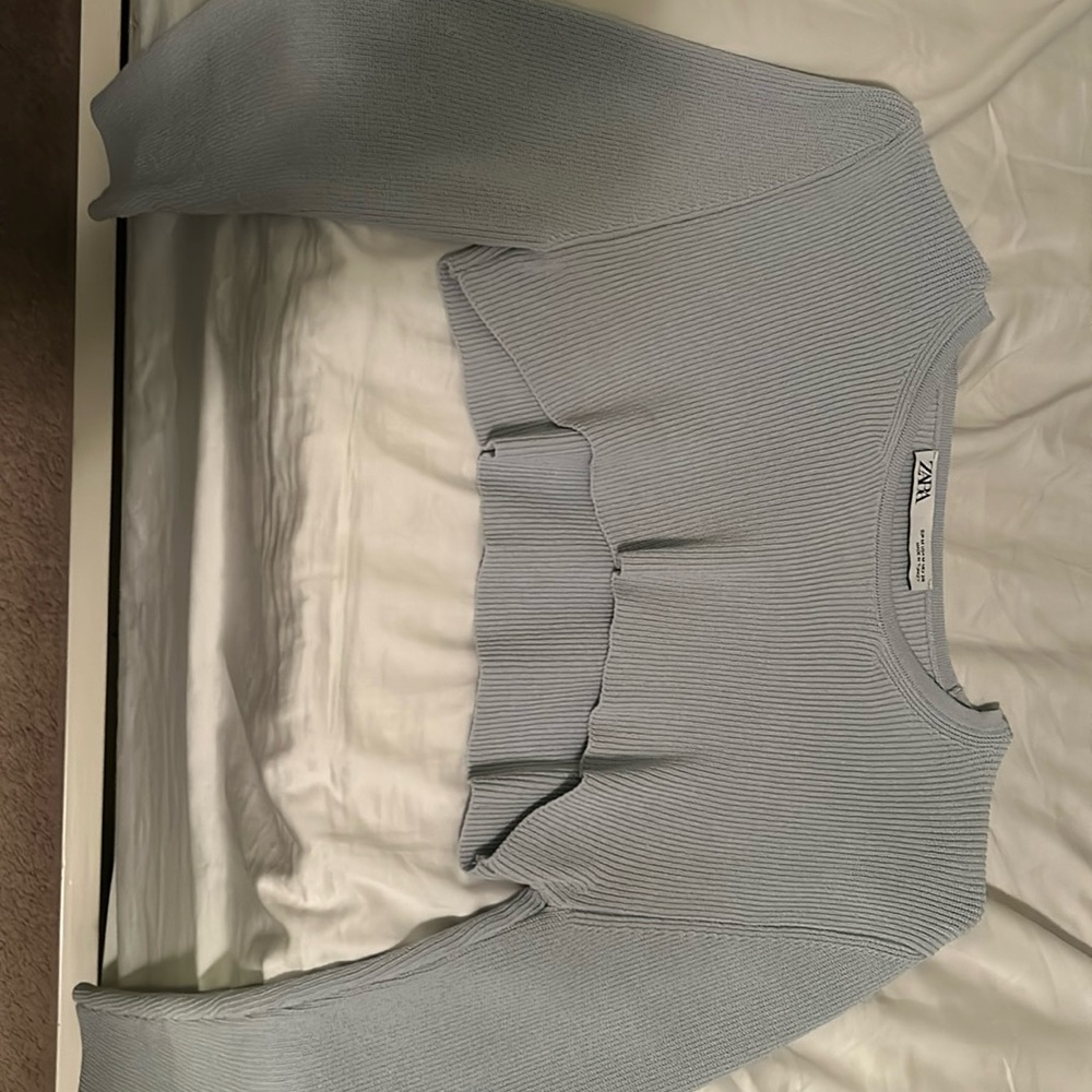 Zara over shirt crop